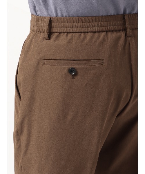 SUIT SQUARE（スーツスクエア）の「PERFORMANCE PANTS タックテーパードパンツ ウォッシャブル ストレッチ 裾上げ済み（スラックス・メンズ・ブラウン系/グレー系/ベージュ系/ブルー系/ブラック系・LL(85cm)/L(82cm)/M(79cm)/S(76cm)/3L(88cm)）」の14枚目の写真