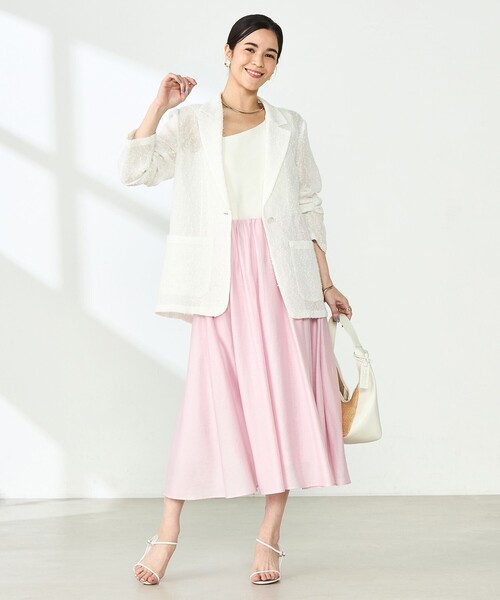 NOLLEY’S Sophi（ノーリーズソフィ）の「フラッグカラミテーラードジャケット（テーラードジャケット・レディース・ブラック/ホワイト・36/38）」の4枚目の写真