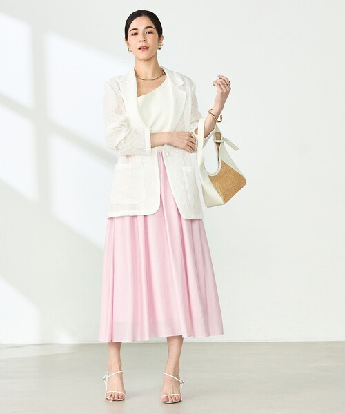 NOLLEY’S Sophi（ノーリーズソフィ）の「フラッグカラミテーラードジャケット（テーラードジャケット・レディース・ブラック/ホワイト・36/38）」の6枚目の写真