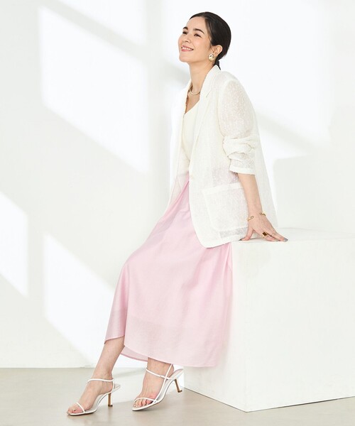 NOLLEY’S Sophi（ノーリーズソフィ）の「フラッグカラミテーラードジャケット（テーラードジャケット・レディース・ブラック/ホワイト・36/38）」の10枚目の写真