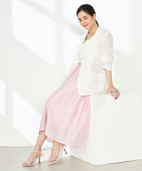 NOLLEY’S Sophi（ノーリーズソフィ）の「フラッグカラミテーラードジャケット（テーラードジャケット・レディース・ブラック/ホワイト・36/38）」の11枚目の写真