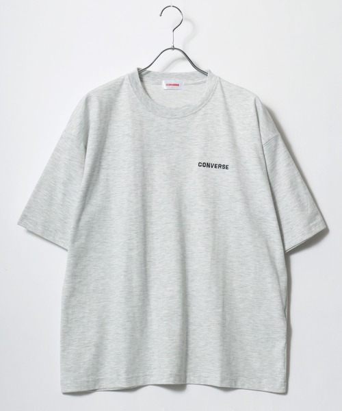 CONVERSE（コンバース）の「CONVERSE/コンバース COOL MAX 吸水速乾 ワンポイント サガラ刺繍 半袖Tシャツ レディース メンズ（Tシャツ/カットソー・メンズ・オートミール/ベージュ/ネイビー/ブルー系その他/ホワイト/ホワイト系その他/ベージュ系その他/ピンク/ブラック系その他/ブルー/ブラック/ブルーグリーン・M/L/LL）」の16枚目の写真