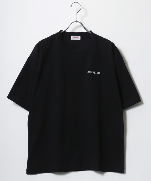 CONVERSE（コンバース）の「CONVERSE/コンバース COOL MAX 吸水速乾 ワンポイント サガラ刺繍 半袖Tシャツ レディース メンズ（Tシャツ/カットソー・メンズ・オートミール/ベージュ/ネイビー/ブルー系その他/ホワイト/ホワイト系その他/ベージュ系その他/ピンク/ブラック系その他/ブルー/ブラック/ブルーグリーン・M/L/LL）」の18枚目の写真