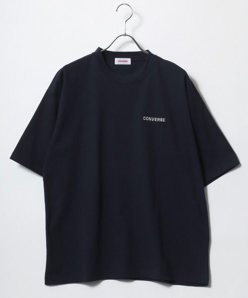 CONVERSE（コンバース）の「CONVERSE/コンバース COOL MAX 吸水速乾 ワンポイント サガラ刺繍 半袖Tシャツ レディース メンズ（Tシャツ/カットソー・メンズ・オートミール/ベージュ/ネイビー/ブルー系その他/ホワイト/ホワイト系その他/ベージュ系その他/ピンク/ブラック系その他/ブルー/ブラック/ブルーグリーン・M/L/LL）」の20枚目の写真