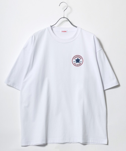 CONVERSE（コンバース）の「CONVERSE/コンバース COOL MAX 吸水速乾 ワンポイント サガラ刺繍 半袖Tシャツ レディース メンズ（Tシャツ/カットソー・メンズ・オートミール/ベージュ/ネイビー/ブルー系その他/ホワイト/ホワイト系その他/ベージュ系その他/ピンク/ブラック系その他/ブルー/ブラック/ブルーグリーン・M/L/LL）」の21枚目の写真
