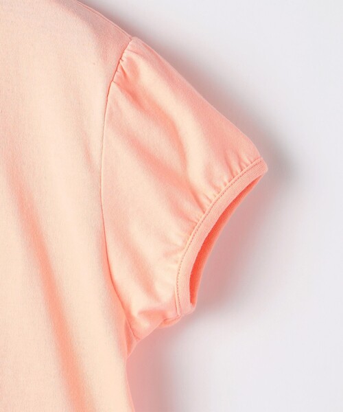 SHIPS(シップス)の「SHIPS KIDS:140~150cm / ガーリー 刺繍 ロゴ Tシャツ(Tシャツ/カットソー・キッズ・オフホワイト/オレンジ/ラベンダー・140/150)」の6枚目の写真