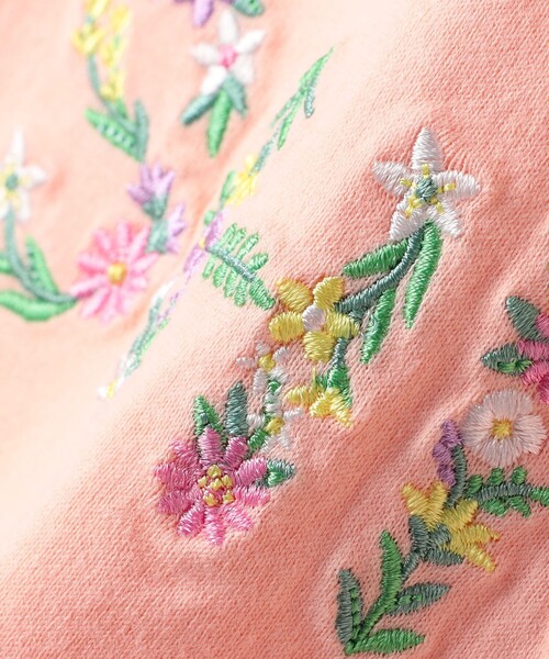 SHIPS(シップス)の「SHIPS KIDS:140~150cm / ガーリー 刺繍 ロゴ Tシャツ(Tシャツ/カットソー・キッズ・オフホワイト/オレンジ/ラベンダー・140/150)」の12枚目の写真