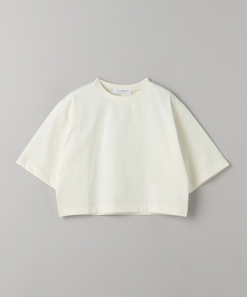 BEAUTY&YOUTH UNITED ARROWS（ビューティーアンドユースユナイテッドアローズ）の「コットンポリエステル クロップド Tシャツ（Tシャツ/カットソー・レディース・オフホワイト/ベージュ/オリーブ・FREE）」の21枚目の写真