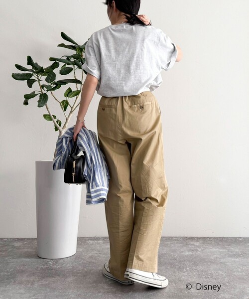 fredy emue（フレディエミュ）の「【GOOD ROCK SPEED/グッドロックスピード】Disney Mickey 半袖Tシャツ（Tシャツ/カットソー・レディース・オフホワイト/チャコールグレー/ライトグレー・38）」の20枚目の写真