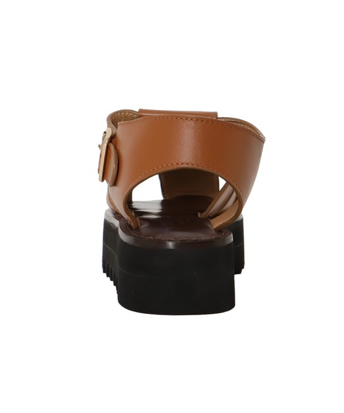 CORSO ROMA,9(コルソローマ)の「CORSO ROMA,9 / gurkha sandals(グルカサンダル Art.Z/613)(サンダル・レディース・ブラウン/ブラック・37/36)」の20枚目の写真