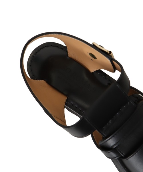 CORSO ROMA,9(コルソローマ)の「CORSO ROMA,9 / gurkha sandals(グルカサンダル Art.Z/613)(サンダル・レディース・ブラウン/ブラック・37/36)」の5枚目の写真