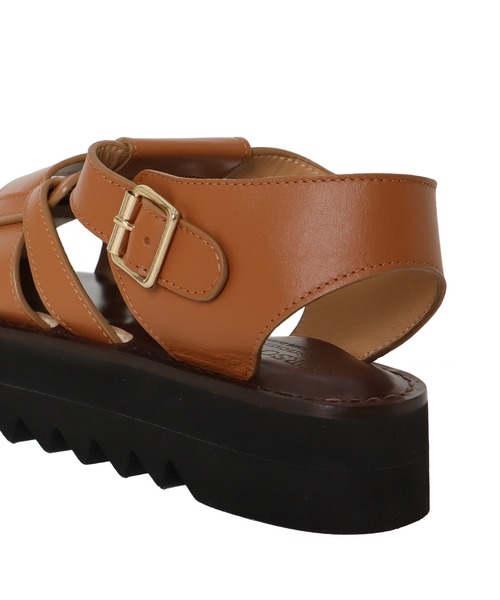 CORSO ROMA,9(コルソローマ)の「CORSO ROMA,9 / gurkha sandals(グルカサンダル Art.Z/613)(サンダル・レディース・ブラウン/ブラック・37/36)」の15枚目の写真