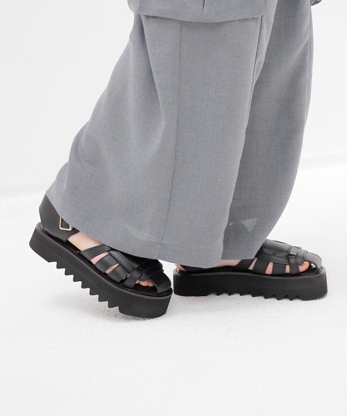 CORSO ROMA,9(コルソローマ)の「CORSO ROMA,9 / gurkha sandals(グルカサンダル Art.Z/613)(サンダル・レディース・ブラウン/ブラック・37/36)」の22枚目の写真