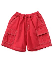 本店は パンツ（レッド/赤色系・ハーフ・ひざ丈）ファッション通販 パンツ