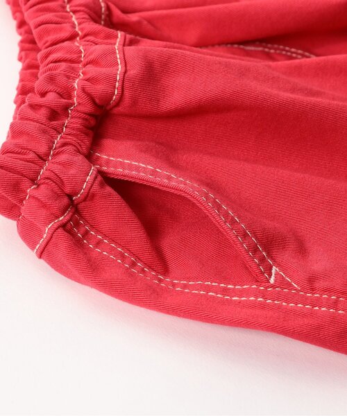 BREEZE（ブリーズ）の「【ジュニア対応】ワイドカーゴハーフパンツ（カーゴパンツ・キッズ・インディゴブルー/ローズ/アイボリー・80/90/120/140/150/100/110/130）」の17枚目の写真