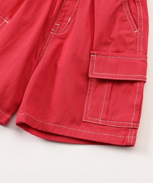 BREEZE（ブリーズ）の「【ジュニア対応】ワイドカーゴハーフパンツ（カーゴパンツ・キッズ・インディゴブルー/ローズ/アイボリー・80/90/120/140/150/100/110/130）」の18枚目の写真