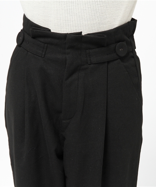 mystic（ミスティック）の「【mystic】タックテーパードパンツ（その他パンツ・レディース・チャコールグレー/キャメル/ブラック・ﾌﾘ-）」の12枚目の写真