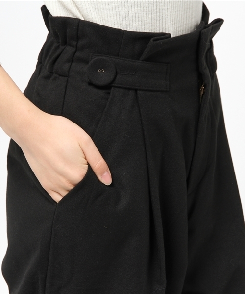 mystic（ミスティック）の「【mystic】タックテーパードパンツ（その他パンツ・レディース・チャコールグレー/キャメル/ブラック・ﾌﾘ-）」の5枚目の写真