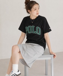 POLO BCS ワッペンクロップドTシャツ