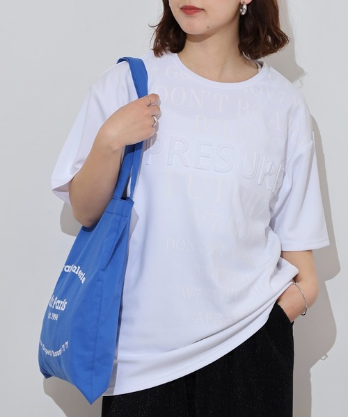 セール】WALK&WIND エンボスラバーロゴ 半袖Tシャツ（Tシャツ