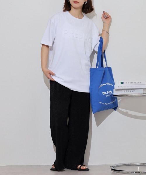 FUNALIVE(ファンアライブ)の「WALK&WIND エンボスラバーロゴ 半袖Tシャツ(Tシャツ/カットソー・メンズ・ホワイト系1/ブラック系4/ブラック系2/ホワイト系3/ホワイト系2/ブラック系1/ブラック系3/ホワイト系4・M/L/LL)」の22枚目の写真