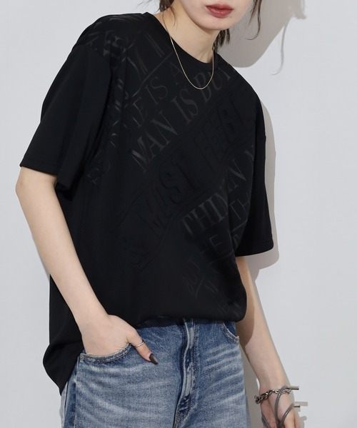 FUNALIVE(ファンアライブ)の「WALK&WIND エンボスラバーロゴ 半袖Tシャツ(Tシャツ/カットソー・メンズ・ホワイト系1/ブラック系4/ブラック系2/ホワイト系3/ホワイト系2/ブラック系1/ブラック系3/ホワイト系4・M/L/LL)」の19枚目の写真