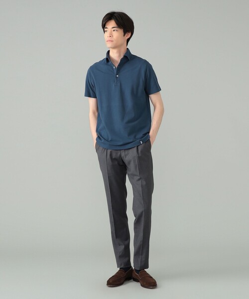【新品】DRUMOHR ドルモア ポロシャツ XS 定価21,000円 別注】DRUMOHR / ショートスリーブ ポロシャツ（ポロシャツ