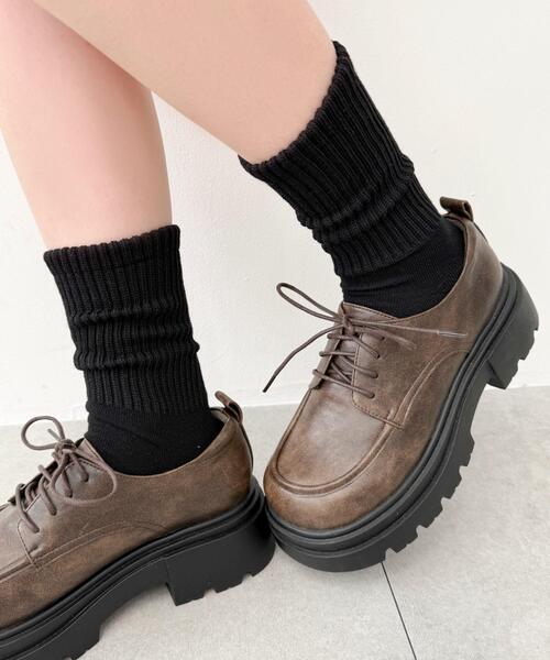 WEGO（ウィゴー）の「WEGO/サポート付き無地リブソックス（ソックス/靴下・レディース・ブラック/ライトグレー/ホワイト・23-25cm）」の5枚目の写真