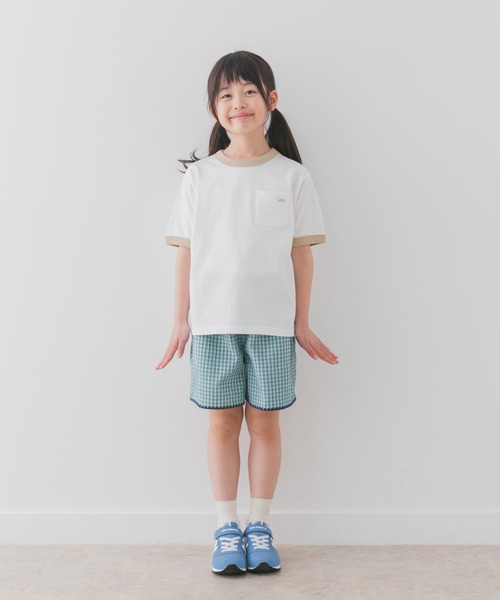 Lee（リー）の「『別注』Lee×DOORS　リンガーTシャツ(KIDS)（Tシャツ/カットソー・キッズ・チャコールグレー/ホワイト系その他・140/130/120/110）」の7枚目の写真