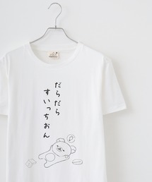 Rilakkuma 天竺 クルーネック 半袖Tシャツ