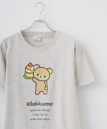 Rilakkuma 天竺 クルーネック 半袖Tシャツ