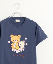 Rilakkuma 天竺 クルーネック 半袖Tシャツ