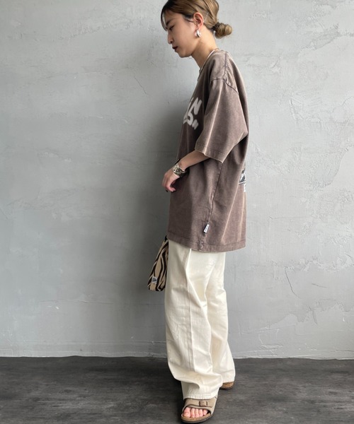 BEN DAVIS（ベンデイビス）の「[BEN DAVIS/ベンデイビス] BILLBOARD バックフォトグラフィック ヴィンテージライクTシャツ（Tシャツ/カットソー・レディース・ブラウン/ブラック・M/L/XL）」の10枚目の写真