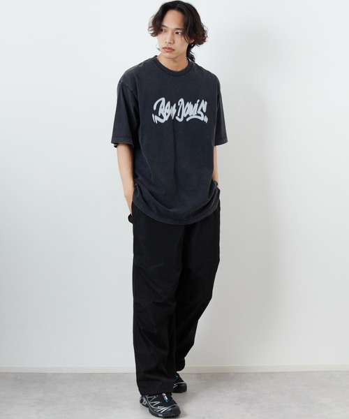 BEN DAVIS（ベンデイビス）の「[BEN DAVIS/ベンデイビス] BILLBOARD バックフォトグラフィック ヴィンテージライクTシャツ（Tシャツ/カットソー・レディース・ブラウン/ブラック・M/L/XL）」の19枚目の写真