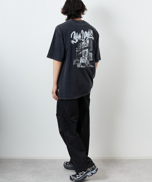 BEN DAVIS（ベンデイビス）の「[BEN DAVIS/ベンデイビス] BILLBOARD バックフォトグラフィック ヴィンテージライクTシャツ（Tシャツ/カットソー・レディース・ブラウン/ブラック・M/L/XL）」の20枚目の写真