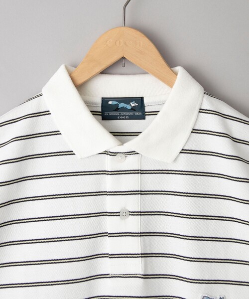 へっぽこ、ロットネスカノコ coen Penneys（ぺニーズ）別注ドライカノコボーダーポロシャツ