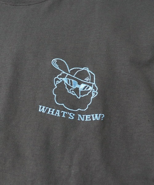 HRM 刺繍 グレー トレーナー 7.4oz WHAT'S NEW刺繍Tee | ジムマスター（gym master）公式通販