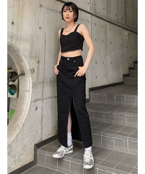 超絶美品】MURUA(ムルーア)シースルーロングスカート