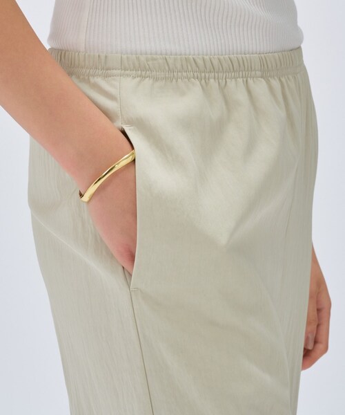 cloenc(クロエンス)の「【セットアップ/マシンウォッシュ】レーヨンツイルイージーパンツ(その他パンツ・レディース・チャコールグレー/ナチュラル/ブラック/ライトグリーン・02/01/03)」の22枚目の写真