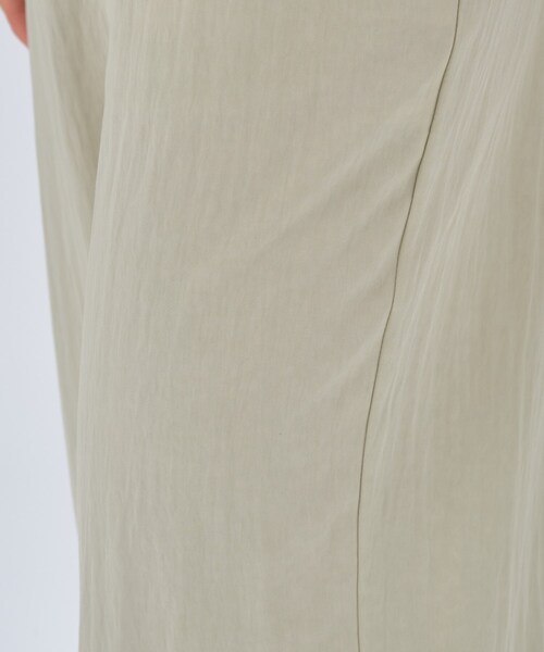 cloenc(クロエンス)の「【セットアップ/マシンウォッシュ】レーヨンツイルイージーパンツ(その他パンツ・レディース・チャコールグレー/ナチュラル/ブラック/ライトグリーン・02/01/03)」の19枚目の写真