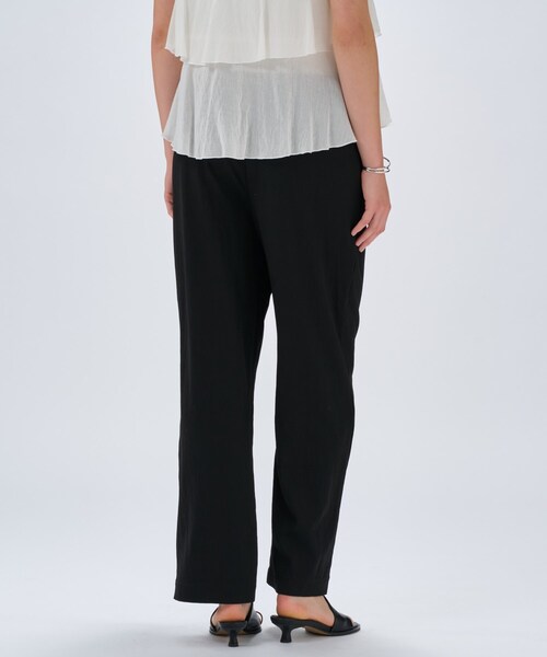 cloenc(クロエンス)の「【セットアップ/マシンウォッシュ】レーヨンツイルイージーパンツ(その他パンツ・レディース・チャコールグレー/ナチュラル/ブラック/ライトグリーン・02/01/03)」の15枚目の写真