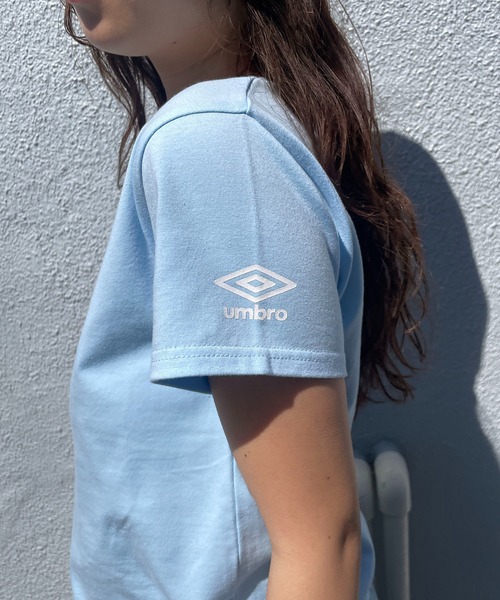 Casselini（キャセリーニ）の「[UMBRO × Casselini]ラインストーンTシャツ（Tシャツ/カットソー・レディース・ボルドー/サックスブルー/オフホワイト/ブラック/ベージュ/ピンク・FREE）」の14枚目の写真