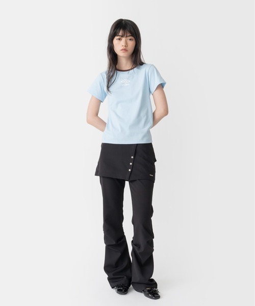 【UMBRO × Casselini】ラインストーンTシャツ UMBRO × Casselini】ラインストーンTシャツ | キャセリーニ