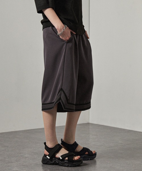 Alfred Alex（アルフレッドアレックス）の「【Alfred Alex】Chunky High-Sole Sneaker Sandals / 厚底 ボリュームソール ベルクロスポーツサンダル（サンダル・メンズ・ブラック/ホワイト・S/M/L）」の10枚目の写真