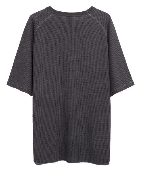 JEMORGAN(ジェーイーモーガン)の「『JEMORGAN LONG JOHNS/ジェーイーモーガンロングジョーンズ』CVCワッフルピグメント半袖ラグランT【+】(Tシャツ/カットソー・メンズ・グリーン/イエロー/オフホワイト/サックスブルー/チャコール・M/XL/L)」の22枚目の写真