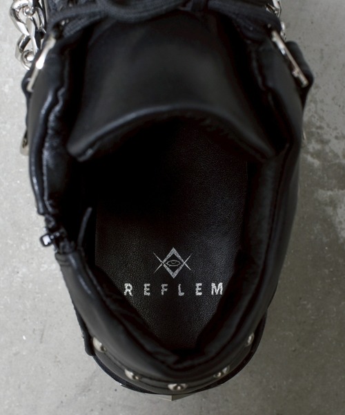 レフレム　チェーン付きプラットフォームシューズ REFLEM スニーカー 「REFLEM/レフレム」チェーン付き