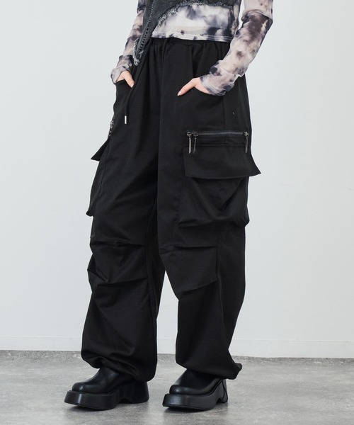 anachronorm カーゴパンツ aimoha｜【genxder】ユニセックスコットンカーゴパンツ