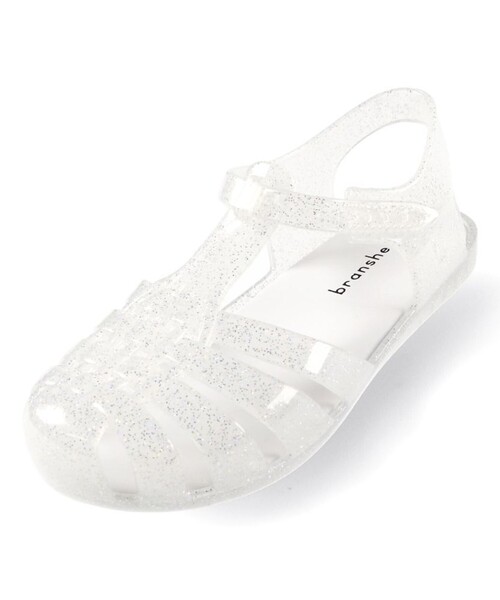 BRANSHES（ブランシェス）の「キラキラクリアサンダル（サンダル・キッズ・パープル/ホワイト/グリーン・19.0cm/15.0cm/21.0cm/18.0cm/17.0cm/16.0cm/20.0cm）」の7枚目の写真