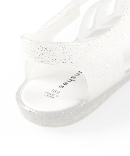 BRANSHES（ブランシェス）の「キラキラクリアサンダル（サンダル・キッズ・パープル/ホワイト/グリーン・19.0cm/15.0cm/21.0cm/18.0cm/17.0cm/16.0cm/20.0cm）」の15枚目の写真