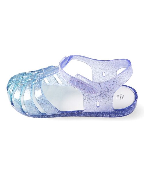 BRANSHES（ブランシェス）の「キラキラクリアサンダル（サンダル・キッズ・パープル/ホワイト/グリーン・19.0cm/15.0cm/21.0cm/18.0cm/17.0cm/16.0cm/20.0cm）」の11枚目の写真